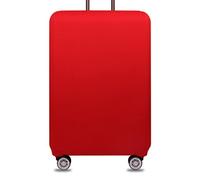 YianBestja Monocromatico Elastico Custodia Protettiva Valigia Copertura Bagagli di Viaggio Valigia Custodia Protettiva Adatta 18-32 Pollici Bagagli, rosso, L