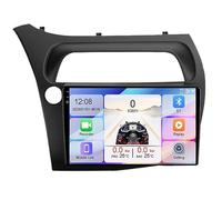 YIANKWY Android 15 2 DIN Autoradio 9 Pollici Touch Screen Stereo Auto per Civic Hatchback 2006-2011 Lettore MP5 con Bluetooth CarPlay e Android Auto/FM AM RDS Radio/Controllo del Volante