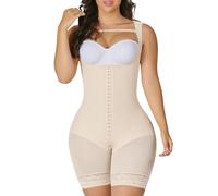 YIANNA Body Contenitivo Modellante Donna Pancera Contenitiva Guaina Snellente Intimo Pancia Piatta Shapewear Fajas Colombianas Reductoras y Moldeadora Beige M 7275