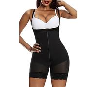 YIANNA Body Contenitivo Modellante Donna Pancera Snellente Post Parto Guaina Contenitiva Intimo Shapewear Bodysuit Shaper Corsetto Stringivita Nero M 7257
