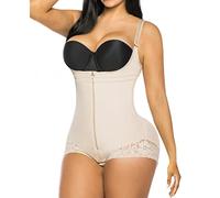 YIANNA Body Modellante Donna Pancia Piatta Contenitivo Perizoma Intimo Snellente Shapewear Bodysuit Fajas Corsetto Stringivita Dimagrante Beige XS 7200