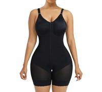 YIANNA Body Modellante Donna Pancia Piatta Contenitivo Snellente Guaina Contenitiva Intimo Pancera Fajas Colombianas Shapewear Bodysuit Nero M 7283