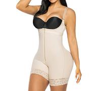 YIANNA Donna Body Contenitivo Modellante Intimo Guaina Contenitiva Pancera Snellente Shaper Coscia Panciera Corsetto Stringivita Shapewear Beige 7212 XL