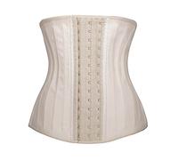 YIANNA Donna Corsetto Stringivita Modellante Pancera Contenitiva Bustino Snellente Intimo Pancia Piatta Fascia Latex Waist Trainer Beige 1210 2XL