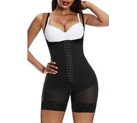 YIANNA Donna Fajas Colombianas Body Contenitivo Modellante Pancia Piatta Senza Spalline Pancera Contenitiva Shapewear Bodysuit Shaper Nero L 7243