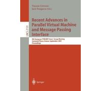 Yiannis Cotroni Recent Advances in Parallel Virtual Machine and Mess (Tascabile)
