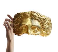 Yianyal Anello con volto di , elegante e alla moda, per donne e uomini, affascinante anello greco antico, calmante per donne, adolescenti, all'aperto, uomo, 1, 1