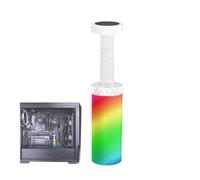 Yianyal ARGB, supporto per scheda grafica, supporto anti-abbassamento, 5 V, 3 pin, staffa verticale regolabile in lega di alluminio con luci a LED per una facile installazione