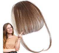 Yianyal Capelli veri a clip su pony, capelli umani a clip - Estensioni a pony francesi a clip per capelli, extension a clip color naturale, extension per capelli veri, eleganti