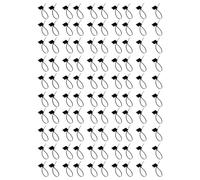 Yianyal Fascette Fermacavi | 100 Pezzi Fascette sottili - Gestione dei Cavi con Etichette di Marcatura Chiusura Autobloccante per Interni, Giardino Esterno Casa Officina