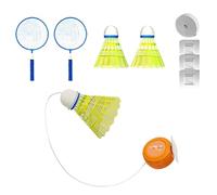 Yianyal Formazione Badminton, Strumento di Formazione Badminton | Badminton Racket Swing Trainer - Portatile regolabile Navetta delle rape Pratica di Racket Swing Agility Training for Playgrounds