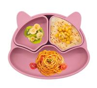 Yianyal in silicone per, a ventosa a forma di orso per, ovetti antiscivolo per e bambini 6 mesi, utensili autonutrienti per stadio