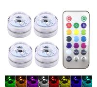 Yianyal Kit di luci al neon per auto | Illuminazione ambientale senza fili Luci a LED musicali | Telecomando Luci automobilistiche per interni ed esterni auto