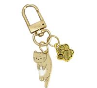 Yianyal Portachiavi a forma di gatto dei cartoni animati, adorabile portachiavi per gatti | adorabile portachiavi gattino | portachiavi creativo bellissimo gattino, adorabile, marrone, Siehe