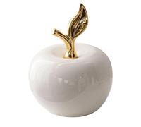 Yianyal Scultura decorativa, statuine in ceramica di frutta, decorazione per ufficio e casa, per tavolo, appartamento, ingresso, soggiorno, camera da , biblioteca, comodino e spazio di lavoro