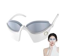 Yianyal Smart Eye Massager - Massaggiatore per occhi riscaldato, strumento di massaggio per occhi, ricaricabile, timer intelligente, ombreggiatura a 360 gradi per alleviare l'affaticamento