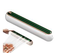 Yianyal Tagliapellicola Scorrevole | Taglierina Per Film Alimentare,Distributore Taglia Pellicola Magnetico Multifunzionale,Preparazione Pasti Copriscatole Dispensa Cassetto