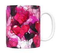 Yianyal Tazze da caffè di San Valentino, tazze di San Valentino per le donne,Tazza di caffè di San Valentino tazza di caffè tazza di ceramica per le vacanze, tazza di caffè, decorazione dell'ufficio,