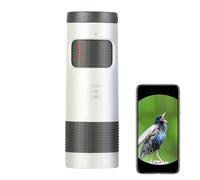 Yianyal Telescopio monoculare tascabile portatile, monoculare a mano, 10-30X21, binocolo monoculare di destinazione, accessorio telescopico anti-appannamento, con visione chiara per corsa,