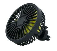 Yianyal Ventilatore da auto alimentato da USB, potente ventilatore da scrivania con vento forte 5 V, accessori rinfrescanti per giornate calde - uso interno esterno casa e veicolo
