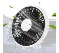 Yianyal Ventilatore per auto, ventilatore portatile per auto - ventilatori per auto che soffiano aria fredda, dispositivo di raffreddamento con un dispositivo di ventilazione automobilistica
