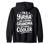 Yiayia Come Una Nonna Normale Molto più Freddo Greco Nonna Felpa con Cappuccio