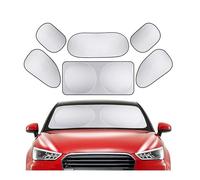YIBAJIO Auto Parabrezza Parasole, per Alfa Romeo 147 156 166 Giulia Giulietta Mito Stelvio Parasole Protezione Solare, Raffreddamento, Protezione UV, Accessori Auto