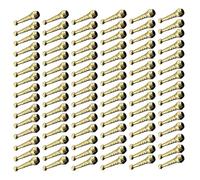 YIBOZI Antico stile occidentale Bolotie Tips 100pcs elettroplaccato intagliato cravatta pendente per eventi formali e casual cravatta accessori