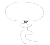 YIBOZI Catena decorativa a forma di farfalla, multiuso, regolabile, con farfalla, elegante, lunga, accessorio alla moda da donna