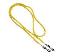 YIBOZI Catena per occhiali con perline in vetro stile cinese, design retrò, leggera, comoda da indossare tutti i giorni