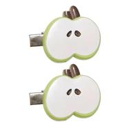 YIBOZI Confezione da 2 fermagli per capelli a forma di frutta, in resina, per ragazze e bambini, per uso quotidiano, accessori alla moda da donna