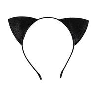 YIBOZI Cutes Cat con orecchie forate Fascia sottile Bordo Sottile Orecchio di Micio Orecchio Hairband Sottile Percepito Copricapo Per Le Donne Femmine Feste Costumi