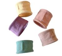 YIBOZI Elastici per capelli, 5 pezzi, larghi e senza cuciture, per coda di cavallo, elastici per capelli da donna, antiscivolo, accessori per capelli sportivi per allenamento