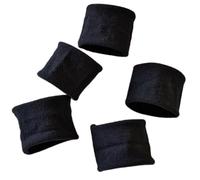 YIBOZI Elastici per capelli, 5 pezzi, larghi e senza cuciture, per coda di cavallo, elastici per capelli da donna, antiscivolo, accessori per capelli sportivi per allenamento