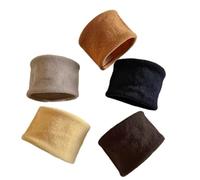 YIBOZI Elastici per capelli, 5 pezzi, larghi e senza cuciture, per coda di cavallo, elastici per capelli da donna, antiscivolo, accessori per capelli sportivi per allenamento