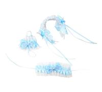 YIBOZI Fascia elastica in pizzo con fiocco in pizzo elastico copricapo per donne femmine Aggiunta di capelli flessibile Casual Fit istanze quotidiane
