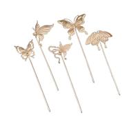 YIBOZI Fermagli per capelli, 5 pezzi, forcine per capelli in metallo, decorazione per capelli, accessorio adatto per matrimoni, feste o uso quotidiano