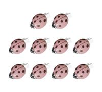 YIBOZI Fermaglio per capelli a forma di coccinella, realistico, per bambini, ragazze, ragazzi, accessori per capelli, a forma di animale, 10 pezzi