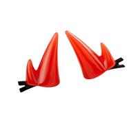 YIBOZI Fermaglio per capelli a forma di corno del diavolo, 2 pezzi, per Halloween, cosplay, feste in costume, accessori per capelli, forcine per capelli per donne, ragazze e adulti
