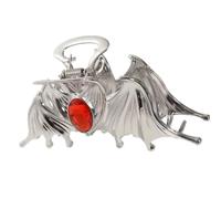 YIBOZI Fermaglio per capelli a forma di pipistrello con occhi di gatto, elegante forcina in lega, forte tenuta, decorazioni per capelli per tutti i giorni, per spostamenti quotidiani e feste