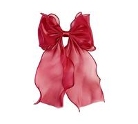 YIBOZI Fermaglio per capelli con fiocco, elegante e grande fiocco, da donna, design francese, coda lunga, accessori per lo styling dei capelli da indossare tutti i giorni