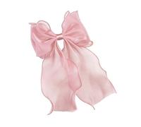 YIBOZI Fermaglio per capelli con fiocco, elegante e grande fiocco, da donna, design francese, coda lunga, accessori per lo styling dei capelli da indossare tutti i giorni