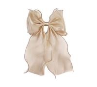 YIBOZI Fermaglio per capelli con fiocco, elegante e grande fiocco, da donna, design francese, coda lunga, accessori per lo styling dei capelli da indossare tutti i giorni