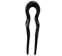 YIBOZI Fermaglio per capelli in acrilico a forma di U, da donna, elegante supporto per chignon, sicuro per eventi formali e uso quotidiano
