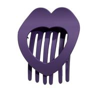 YIBOZI Forcine per capelli satinate, a forma di cuore, non scivolano, piatte, per donne e donne, forcine sottili per uso quotidiano, palestra, ufficio, scuola