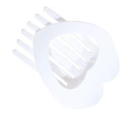 YIBOZI Forcine per capelli satinate, a forma di cuore, non scivolano, piatte, per donne e donne, forcine sottili per uso quotidiano, palestra, ufficio, scuola