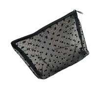 YIBOZI Organizer per cosmetici a maglie trasparenti di grande capacità, tasche trasparenti per cosmetici, accessori da viaggio, essenziali con interni spaziosi