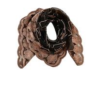 YIBOZI Sciarpa ricamata con testa di fiore, morbida e traspirante, per uso quotidiano, accessorio multiuso per la testa per donne alla moda