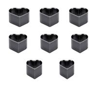 YIBOZI Set di 8 fustelle per punzonatura in pelle, 8 dimensioni, per fori in pelle