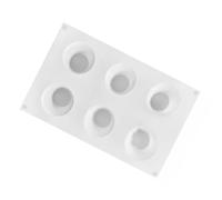 YIBOZI Stampi per mousse, 2 pezzi, in silicone flessibile, per mousse, dolci, pasticcini, pasticcini, pratici, fondente, cupcake
